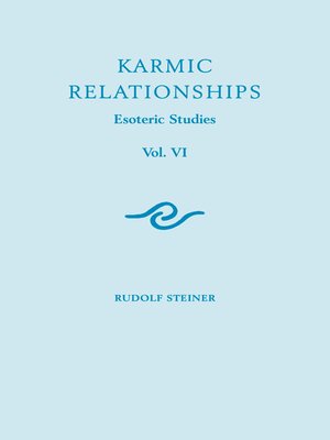cover image of Karmic Relationships: Esoteric Studies, Volume 6
